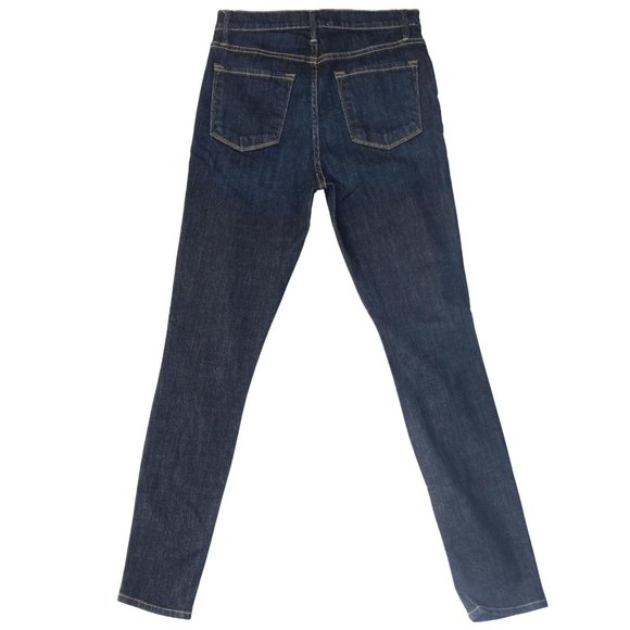 Frame Denim Ali High Rise Distressed Jeans Dark Wash Soft Stretchy - Picture 5 of 13